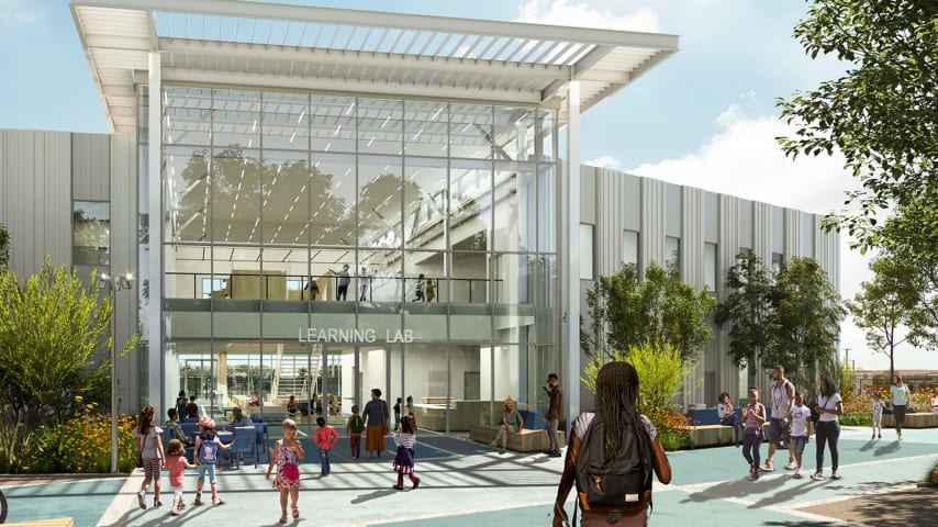 The new TGR Learning Lab facility planned for Los Angeles. (Credit TGR Foundation)