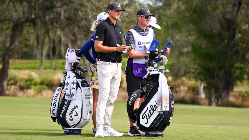 Ludvig Åberg debuts new Titleist T100 irons at Grant Thornton Invitational