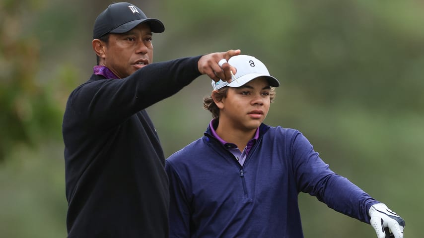 Charlie Woods, like Dad's legend, just continues to grow at PNC Championship