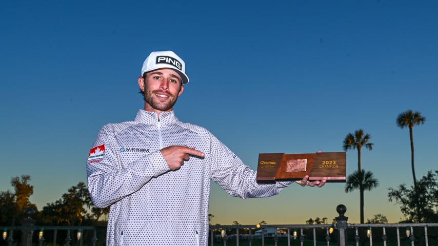 Harrison Endycott earned his PGA TOUR card at Final Stage of 2023 Q-School presented by Korn Ferry. (Tracy Wilcox/PGA TOUR)