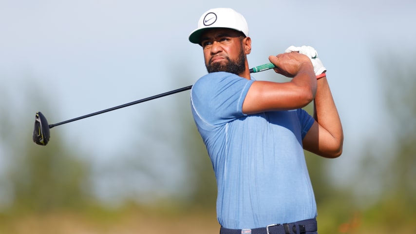 Tony Finau is teeing it up at The Sentry for the fourth consecutive year. (Mike Ehrmann/Getty Images)