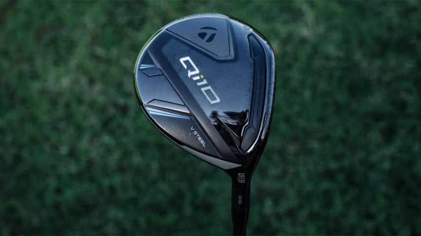 Morikawa's Qi10 V-Steel 5-wood. (Courtesy of TaylorMade)