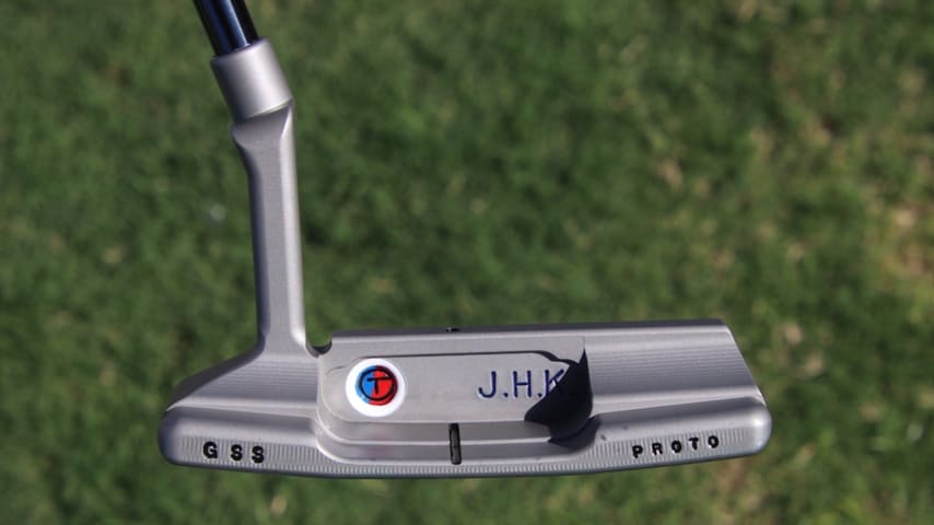 The back of the Scotty Cameron GSS Proto head that Tom Kim is debuting at The Sentry. (Courtesy GolfWRX)