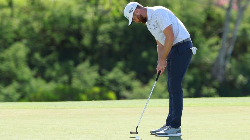 Chris Kirk won the first event of 2024 at The Sentry with an Odyssey Ai-One Milled Six T CH putter. (Kevin C. Cox/Getty Images)