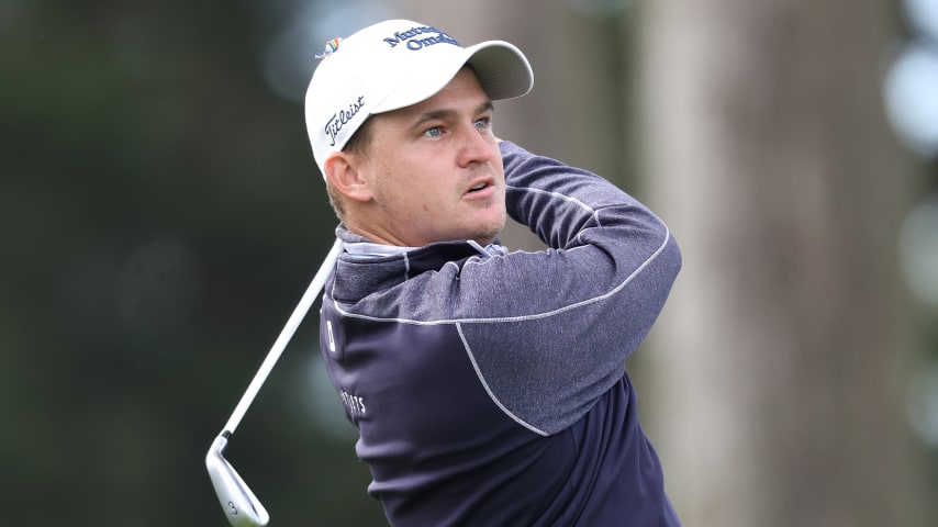 Bud Cauley will make his return to professional golf at the Korn Ferry Tour's The Bahamas Great Exuma Classic at Sandals Emerald Bay. (Jamie Squire/Getty Images)