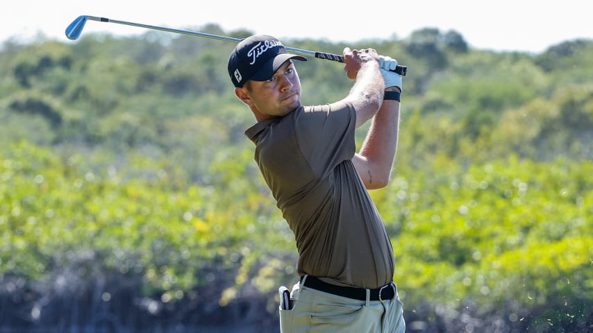 Chandler Blanchet carded a second-round 68 at The Bahamas Great Exuma Classic at Sandals Emerald Bay. (Mike Mulholland/Getty Images)