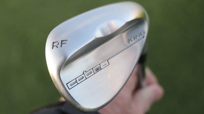 Rickie Fowler’s new 60-degree "RF" wedge. (Courtesy GolfWRX)