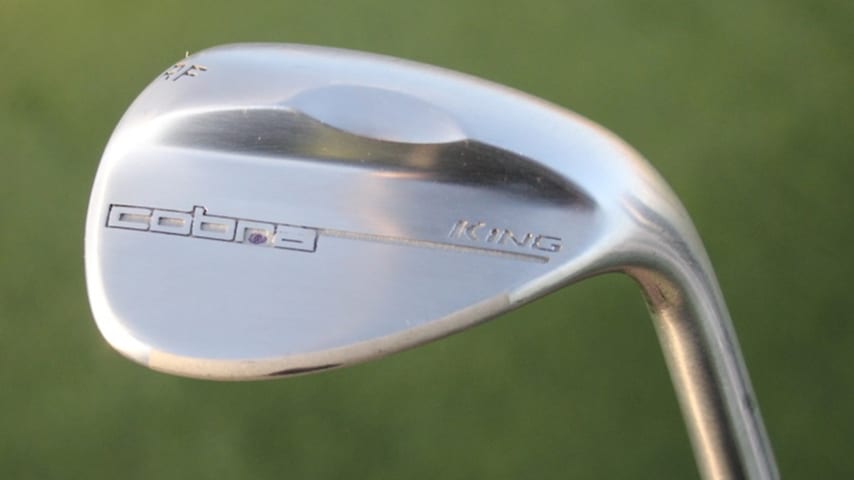 The back of Rickie Fowler’s new 60-degree "RF" wedge. (Courtesy GolfWRX)