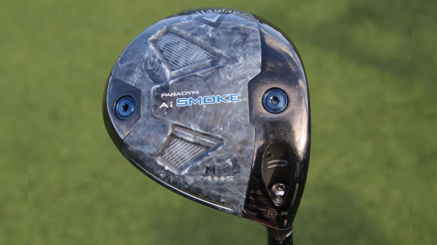 Min Woo Lee's new Callaway Paradym Ai Smoke Triple Diamond S (10.5 degrees) driver. (Courtesy GolfWRX)
