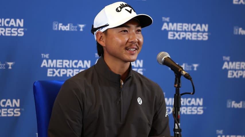 Min Woo Lee has signed as a lululemon ambassador. (Sean M. Haffey/Getty Images)