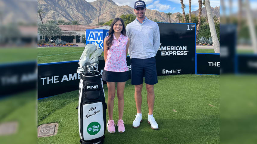 Alex Smalley joins as an ambassador for the First Tee. (Courtesy First Tee)