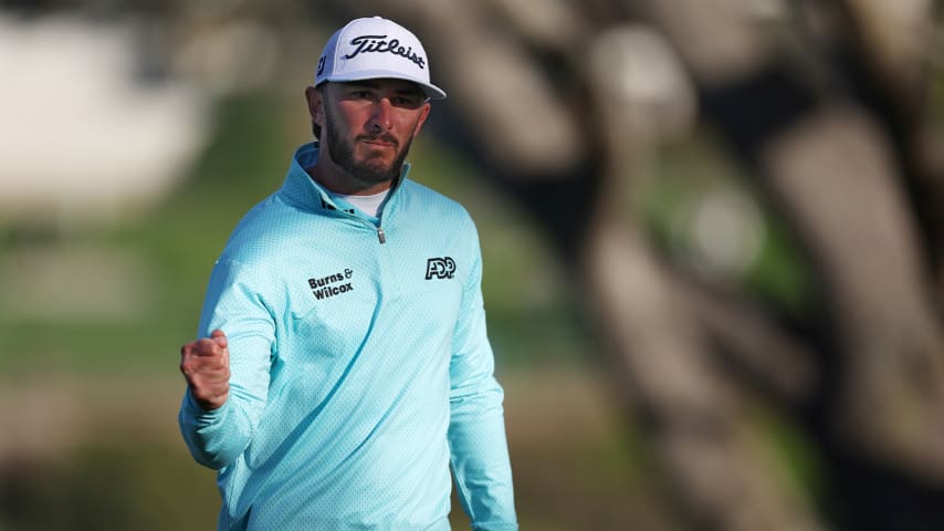 Max Homa returns to Torrey Pines Golf Course to defend his title. (Sean M. Haffey/Getty Images)