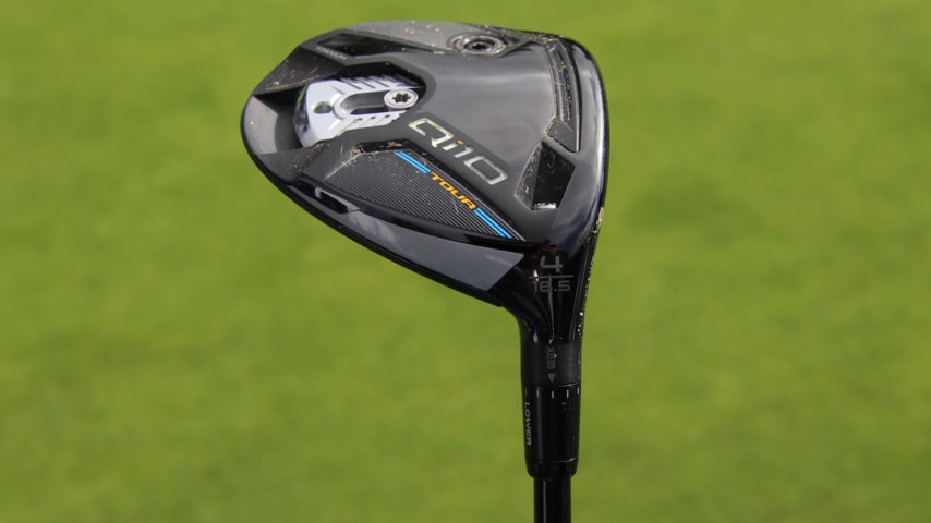 Daniel Berger's TaylorMade Qi10 Tour 4-wood at 16.5 degrees. (GolfWRX)