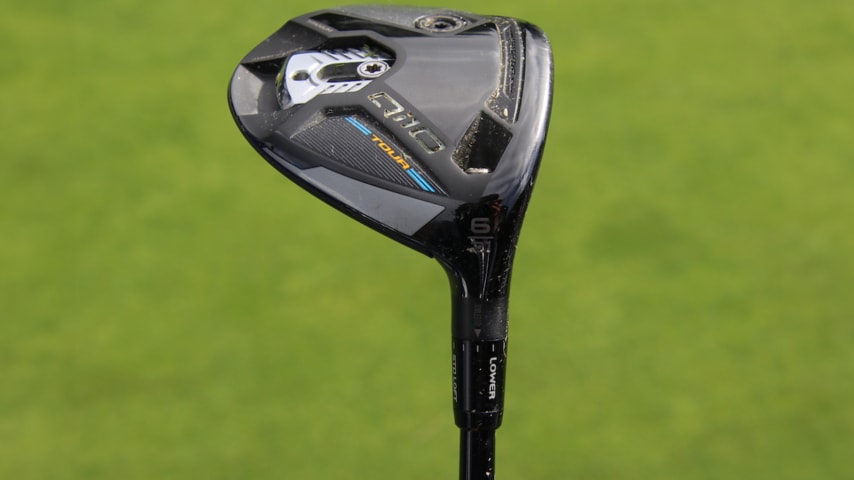 Daniel Berger's TaylorMade Qi10 Tour 6-wood at 21 degrees. (GolfWRX)