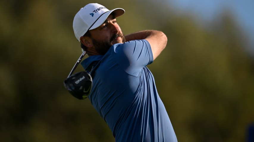 Stephan Jaeger during the final round of the Farmers Insurance Open. (Orlando Ramirez/Getty Images