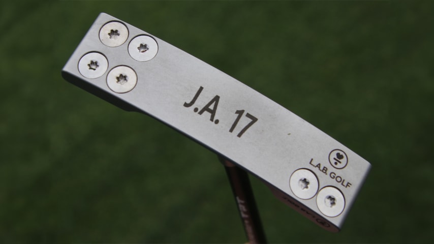 Josh Allen’s custom L.A.B Golf Link.1 putter. (Courtesy GolfWRX)