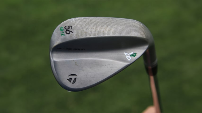 Josh Allen’s TaylorMade Milled Grind 4 wedge. (Courtesy GolfWRX)