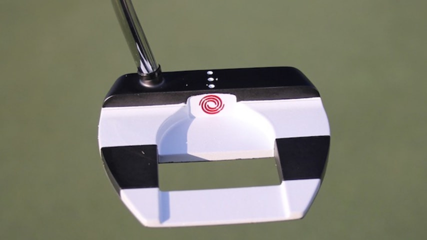 A look at Wyndham Clark's Odyssey Versa Jailbird putter he uses to win the 2023 U.S. Open. (GolfWRX)