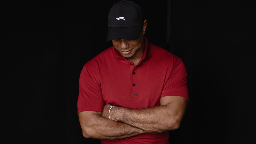 A look at Tiger Woods wearing “Sun Day Red” his new clothing line. (Courtesy Sun Day Red)