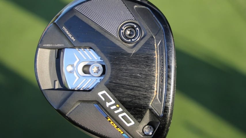 Tiger Woods' TaylorMade Qi10 Tour 3-wood. (Courtesy GolfWRX)