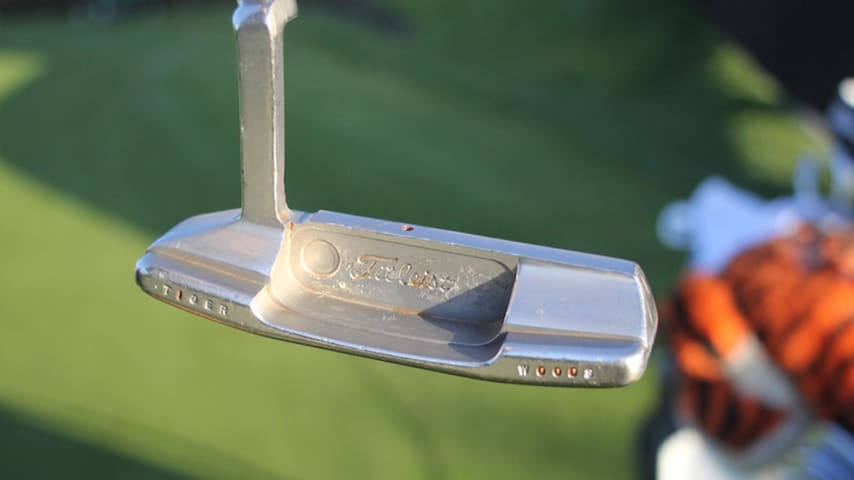 Tiger Woods' Scotty Cameron Newport 2 GSS prototype. (Courtesy GolfWRX)