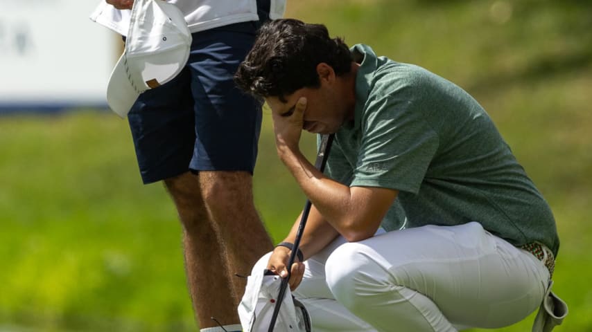 Santiago De la Fuente during the Latin America Amateur champion. (Courtesy de la Fuente)