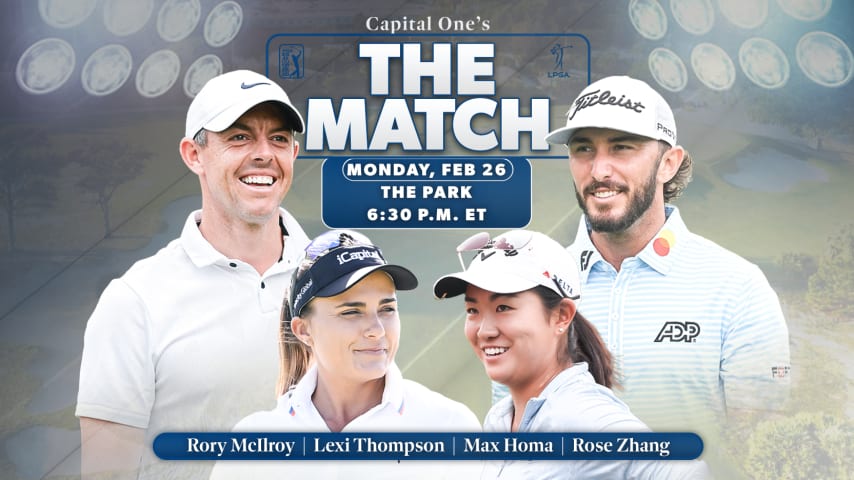 Rory McIlroy, Max Homa, Lexi Thompson, Rose Zhang ready for 'Capital One’s The Match'