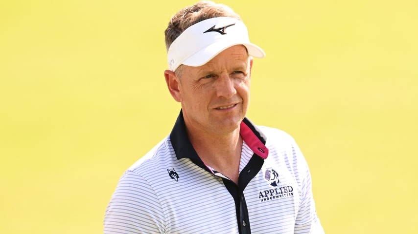 Luke Donald will join NBC's commentary team for the Cognizant Classic in The Palm Beaches. (Alex Burstow/Getty Images)