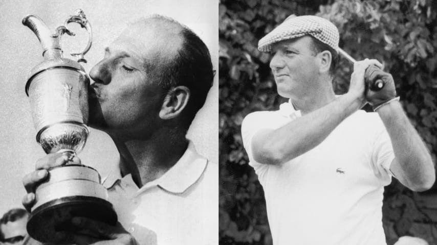 Argentina's Roberto De Vicenzo (pictured with 1967 The Open trophy) won the Visa Argentina Open nine times. (Getty Images)