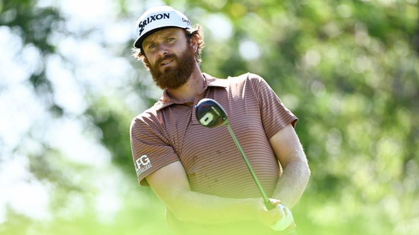 Evan Harmeling, 35, will make his first career TOUR start at the Puerto Rico Open. (Alex Goodlett/Getty Images)