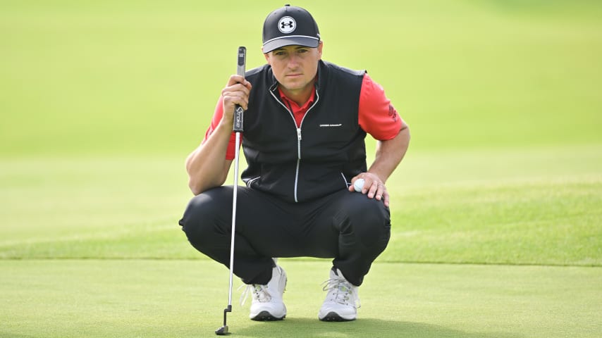 Jordan Spieth during the second round of The Genesis Invitational. (Ben Jared/PGA TOUR)