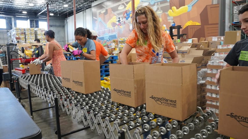 Second Harvest launched the direct home delivery program in 2020 during the COVID-19 pandemic, bringing boxes of nutritious food – lean proteins, grains, fruits and vegetables -- to homebound individuals. (Courtesy Second Harvest)