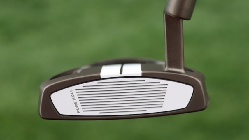 Scheffler's new TaylorMade Spider mallet with the TaylorMade Pure Roll face insert. (Courtesy GolfWRX)