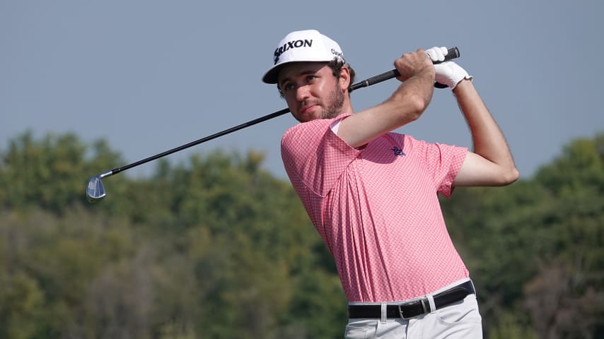 Davis Shore ganó el  Osprey Valley Open 2023 en PGA TOUR Canadá. (Gregory Villalobos/PGA TOUR)