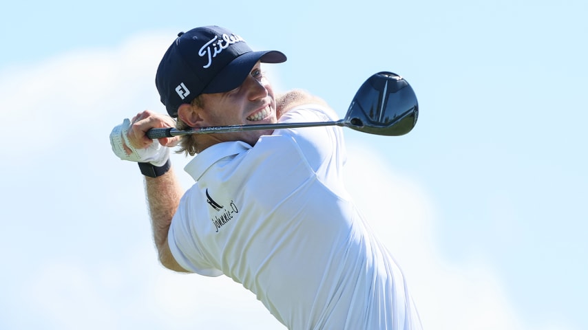 Stanger using his Titleist TSi2 driver at the 2024 Puerto Rico Open where he finished T3. (Andy Lyons/Getty Images)