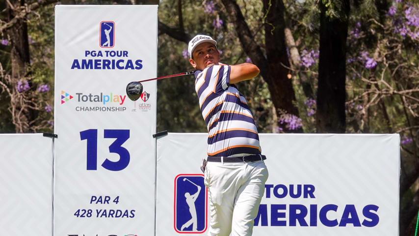 Jesús Montenegro fue uno de solo dos jugadores con cuatro rondas en los sesentas en Atlas Country Club. (Gregory Villalobos/PGA TOUR)