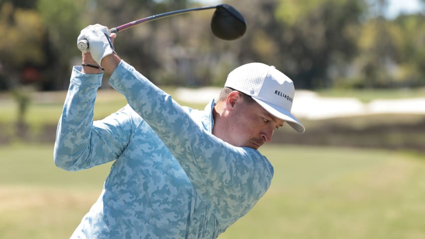 Kevin Roy during the second round of the Club Car Championship at The Landings Golf & Athletic Club. (Andrew Wevers/Getty Images)