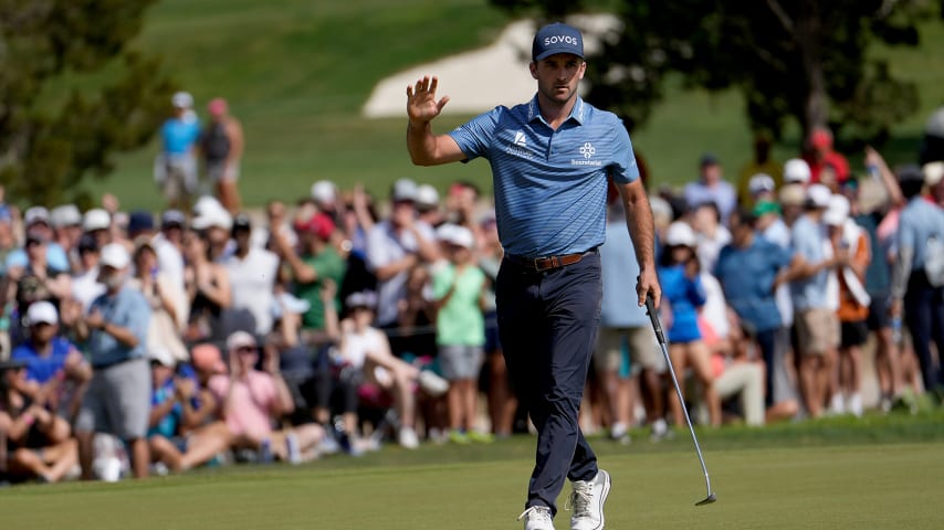 Denny McCarthy closed the Valero with seven straight birdies to force a playoff with Akshay Bhatia. (Raj Mehta/Getty Images)