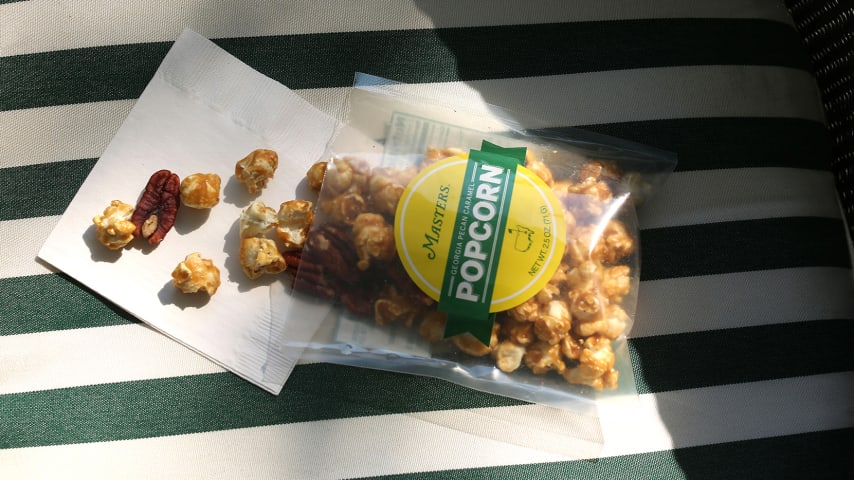 Georgia Pecan Caramel Popcorn. (Courtesy of the Masters Tournament)