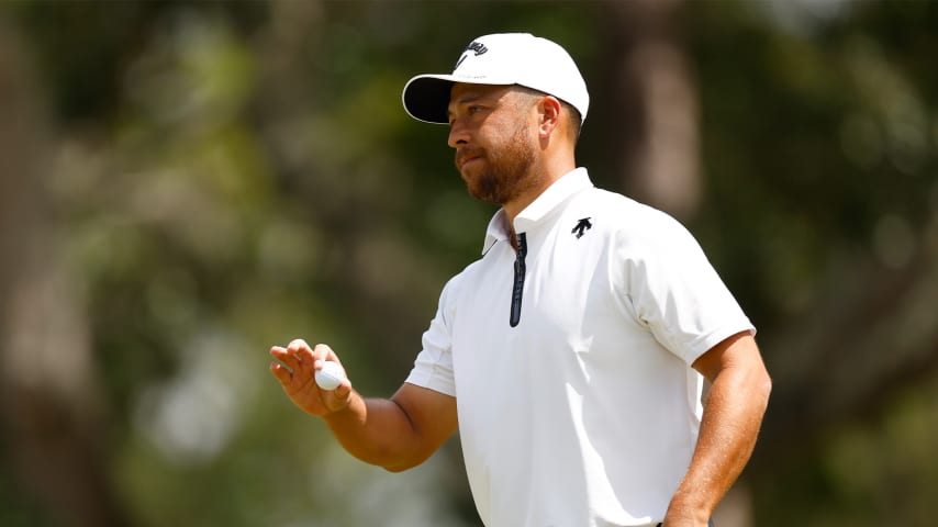 Xander Schauffele finished T10 in the 2023 Masters. (Getty Images)