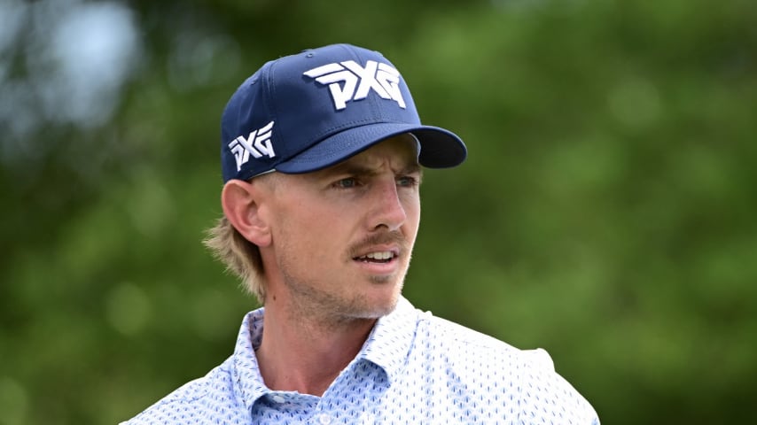 Jake Knapp will make his Masters debut at the 2024 tournament. (Logan Riely/Getty Images)