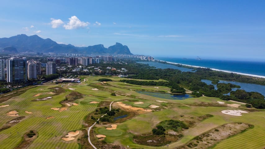 A scenic view of Rio Olympic Golf Course.