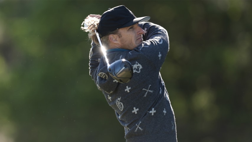 Morgan Hoffmann opened 65-64 at LECOM Suncoast Classic to get into contention. (Andrew Wevers/Getty Images)