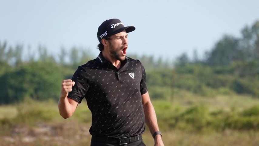 Following his victory at the ECP Brazil Open, Matthew Anderson of Mississauga, Canada, now sits atop the Fortinet Cup Points List. (Credit Gregory Villalobos)