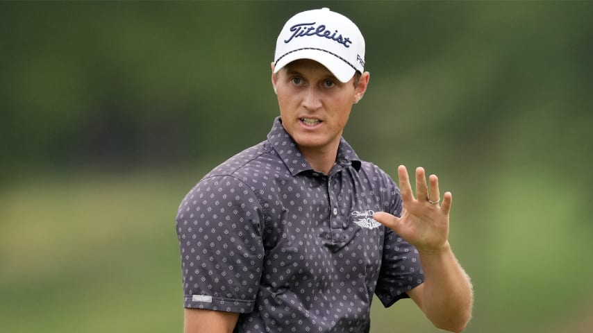 Tim Widing during the third round of the Veritex Bank Championship. (Sam Hodde/Getty Images)