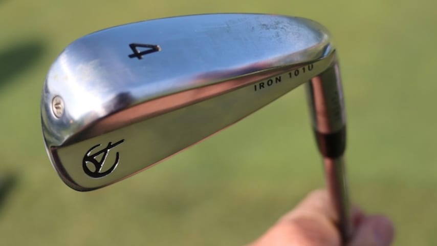 Wesley Bryan's new Takomo 101U Driving Iron. (Courtesy GolfWRX)