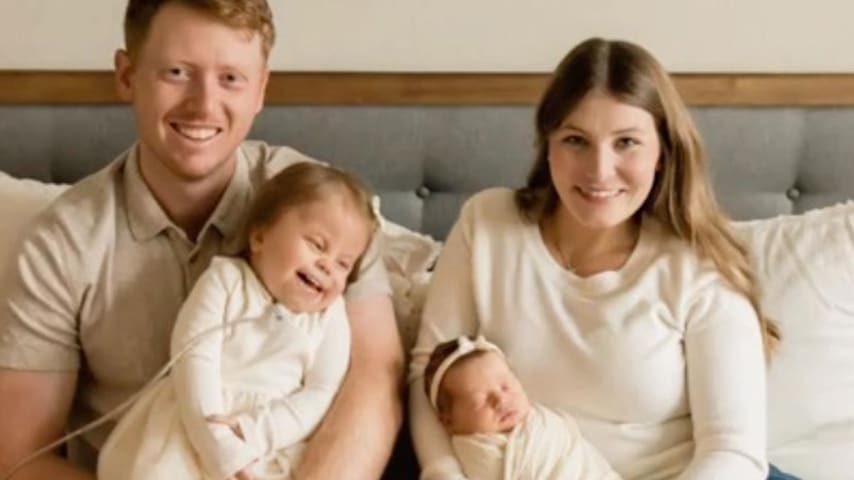 Hayden Springer with his wife Emma and their two daughters Sage and Annie. (Courtesy Springer Family)