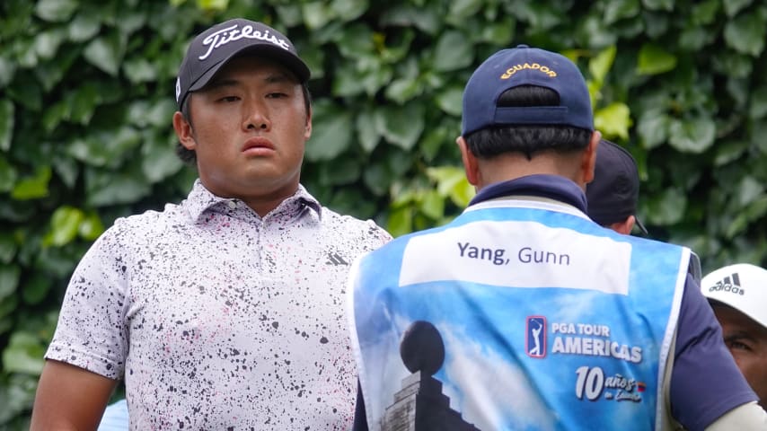 Gunn Yang improved his point total for the season to 306 with his runner-up finish at the KIA Open. (Gregory Villalobos/PGA TOUR)