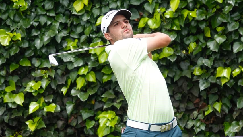 Mateo Fernández de Oliveira moved from 91st to 41st in the Fortinet Cup standings with his KIA Open top 10 finish this past Sunday. (Gregory Villalobos/PGA TOUR)