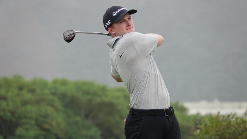 Sandy Scott from Scotland holds a one-shot lead after the first round at the Inter Rapidisimo Golf Championship. (Gregory Villalobos/PGA TOUR)        